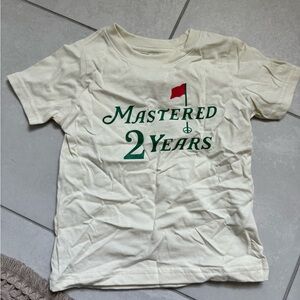 Kids Cream 'Mastered 2 Years' Graphic Tee